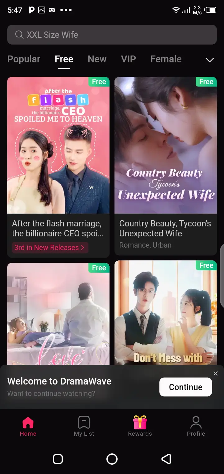 Screenshot of Drama Wave APK